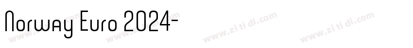 Norway Euro 2024字体转换